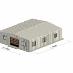 Stahlkonstruktion 12x18x5 (1,5 kN)