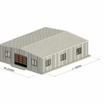 Stahlkonstruktion 20x18x4 (1 kN)