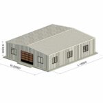 Stahlkonstruktion 20x18x6 (2,5 kN)