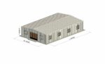 Stahlkonstruktion 10x24x4 (2 kN)