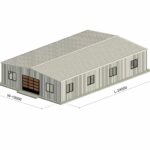 Stahlkonstruktion 10x24x6 (1,5 kN)
