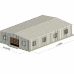 Stahlkonstruktion 20x24x4 (1,5 kN)