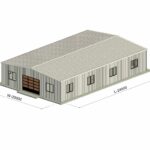 Stahlkonstruktion 20x24x6 (2,5 kN)