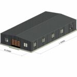 Stahlkonstruktion 20x30x6 (2,5 kN)