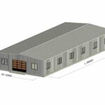 Stahlkonstruktion 12x36x4 (1 kN)