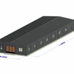 Stahlkonstruktion 20x48x6 (2,5 kN)